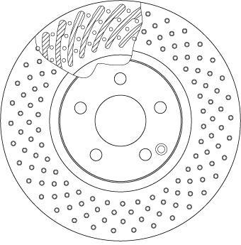 Disques de frein TRW DF4862S