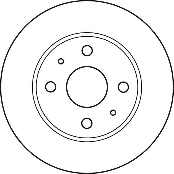 Disques de frein TRW ref. DF4887