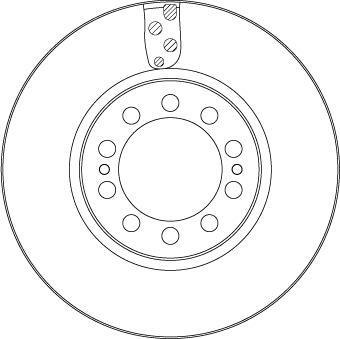Disques de frein TRW ref. DF5138S