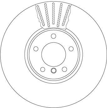 Disques de frein TRW ref. DF6003S