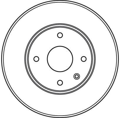Disques de frein TRW ref. DF6031