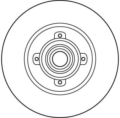 Disques de frein TRW ref. DF6042BS