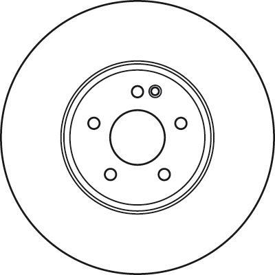 Disques de frein TRW ref. DF6074S