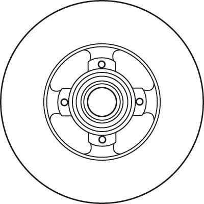 Disques de frein TRW ref. DF6128BS