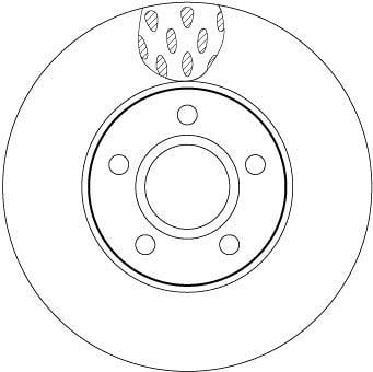 Disques de frein TRW ref. DF6138
