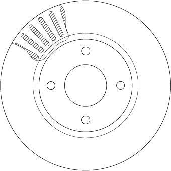 Disques de frein TRW ref. DF6142