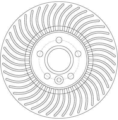 Disques de frein TRW ref. DF6185S