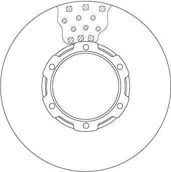 Disques de frein TRW ref. DF6190BS