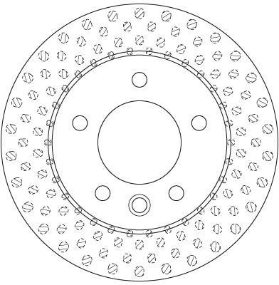 Disques de frein TRW ref. DF6194S