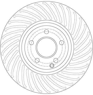 Disques de frein TRW ref. DF6195S