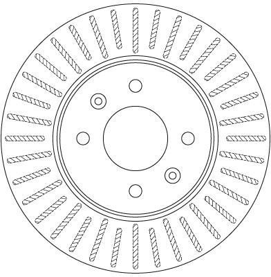 Disques de frein TRW DF6198