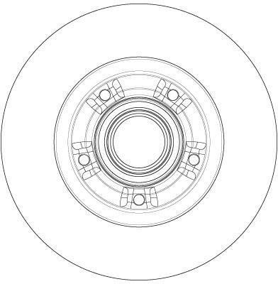 Disques de frein TRW ref. DF6203BS