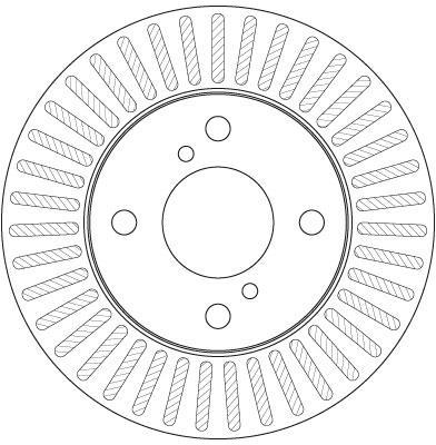 Disques de frein TRW DF6214