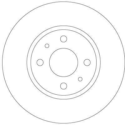 Disques de frein TRW ref. DF6231