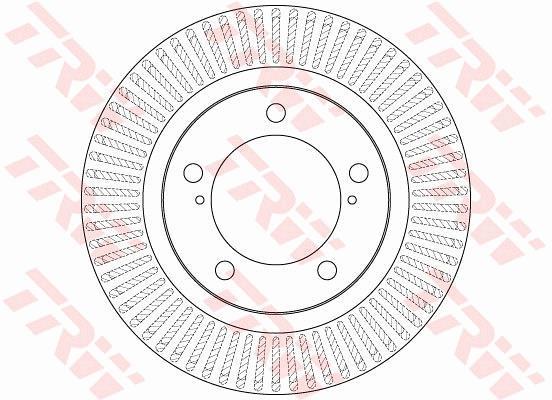 Disques de frein TRW ref. DF6239S