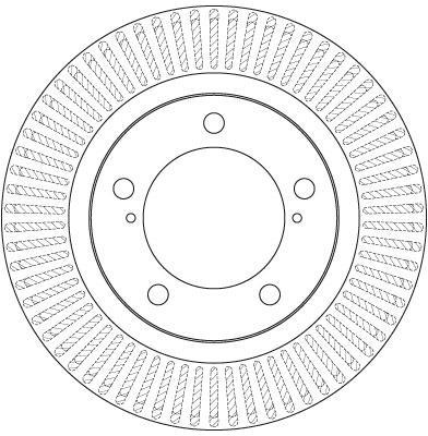 Disques de frein TRW ref. DF6239S