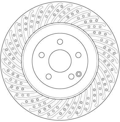 Disques de frein TRW DF6242S