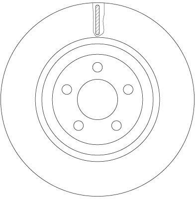 Disques de frein TRW ref. DF6244S
