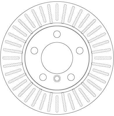 Disques de frein TRW ref. DF6255