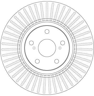 Disques de frein TRW ref. DF6268