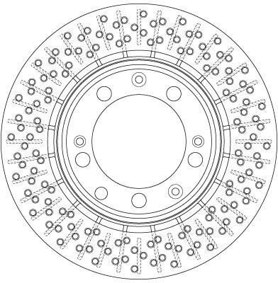 Disques de frein TRW ref. DF6281
