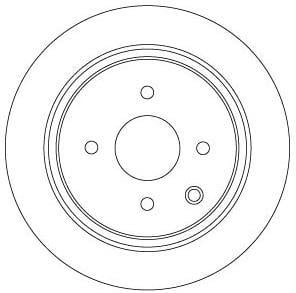 Disques de frein TRW ref. DF6317