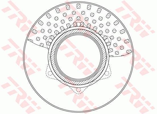 Disques de frein TRW ref. DF6334S