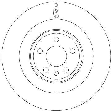 Disques de frein TRW ref. DF6343S