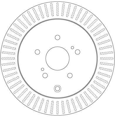 Disques de frein TRW ref. DF6351