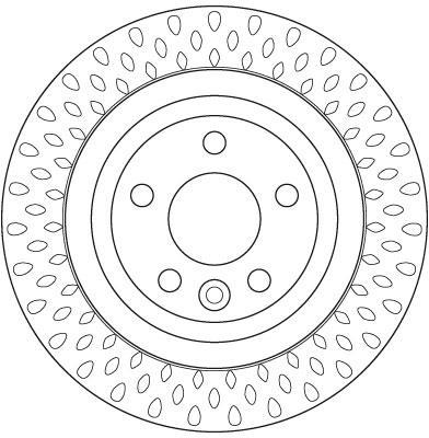 Disques de frein TRW ref. DF6387