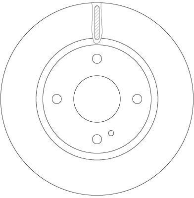 Disques de frein TRW ref. DF6399