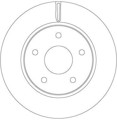 Disques de frein TRW ref. DF6415
