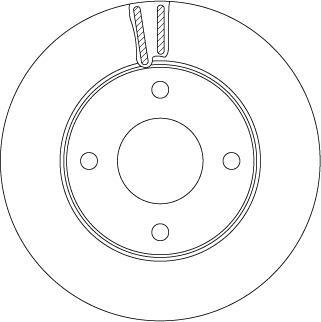 Disques de frein TRW ref. DF6417
