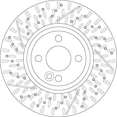 Disques de frein TRW ref. DF6422