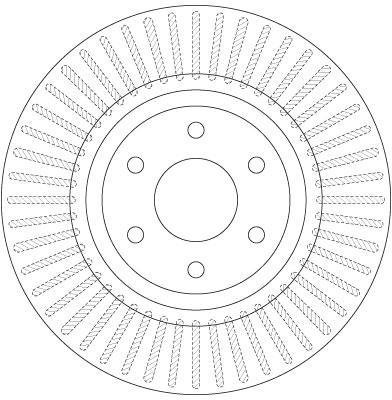 Disques de frein TRW ref. DF6425