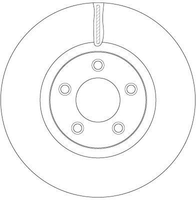Disques de frein TRW DF6490S