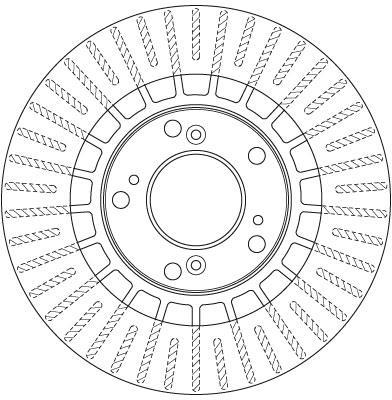 Disques de frein TRW DF6493