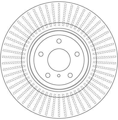 Disques de frein TRW DF6498S