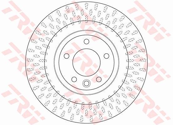 Disques de frein TRW ref. DF6528S