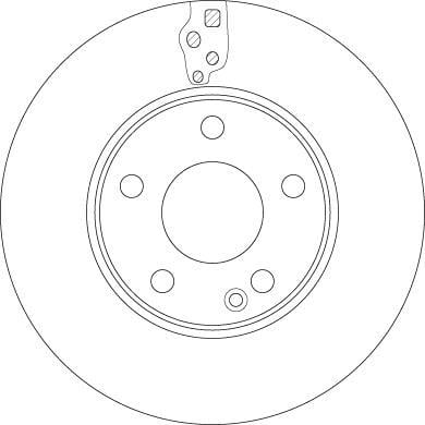 Disques de frein TRW ref. DF6548