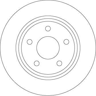 Disques de frein TRW ref. DF6556