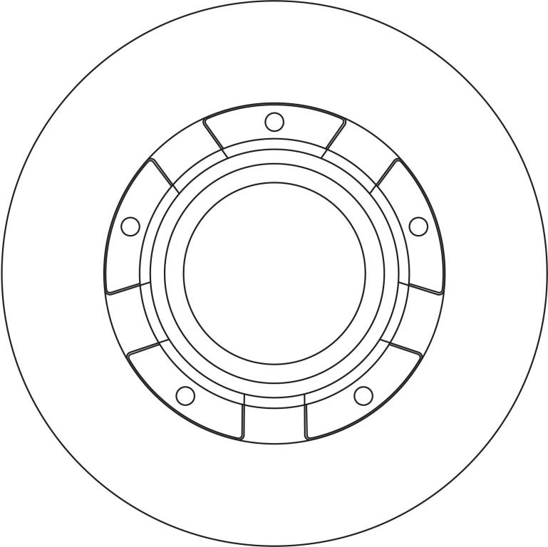 Disques de frein TRW ref. DF6558S
