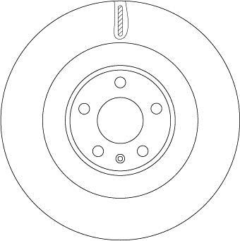 Disques de frein TRW ref. DF6570
