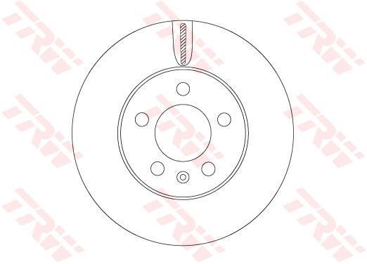 Disques de frein TRW ref. DF6584