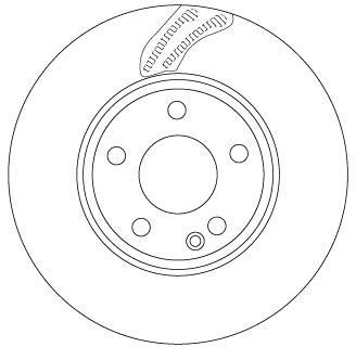 Disques de frein TRW DF6591