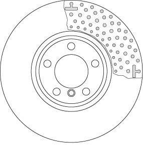 Disques de frein TRW ref. DF6603S