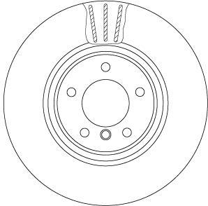 Disques de frein TRW ref. DF6609S