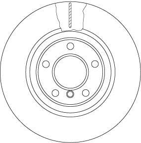 Disques de frein TRW ref. DF6616S