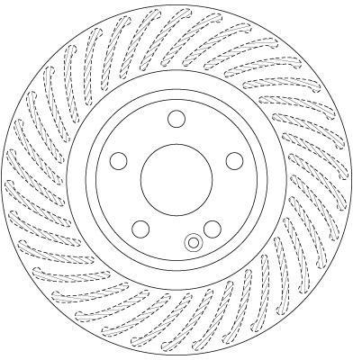 Disques de frein TRW ref. DF6631