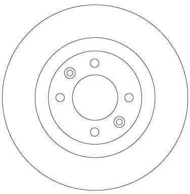 Disques de frein TRW ref. DF6632